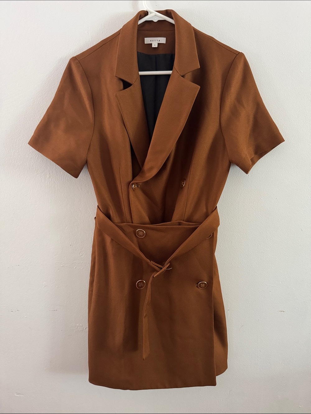 Vetta The Two Piece Double-Breasted Dress Sz M